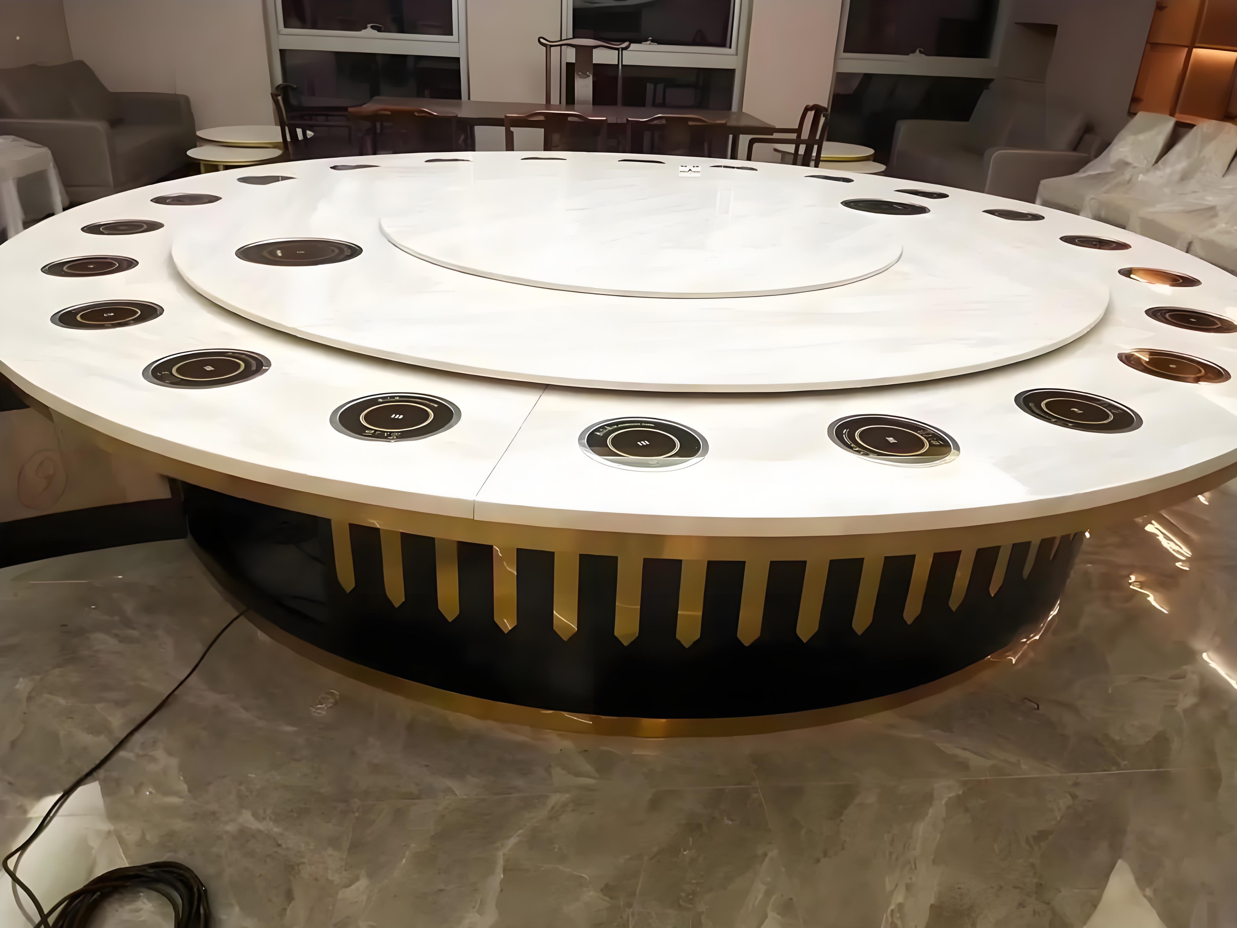 伊春市旋转火锅桌中餐桌 - 排名